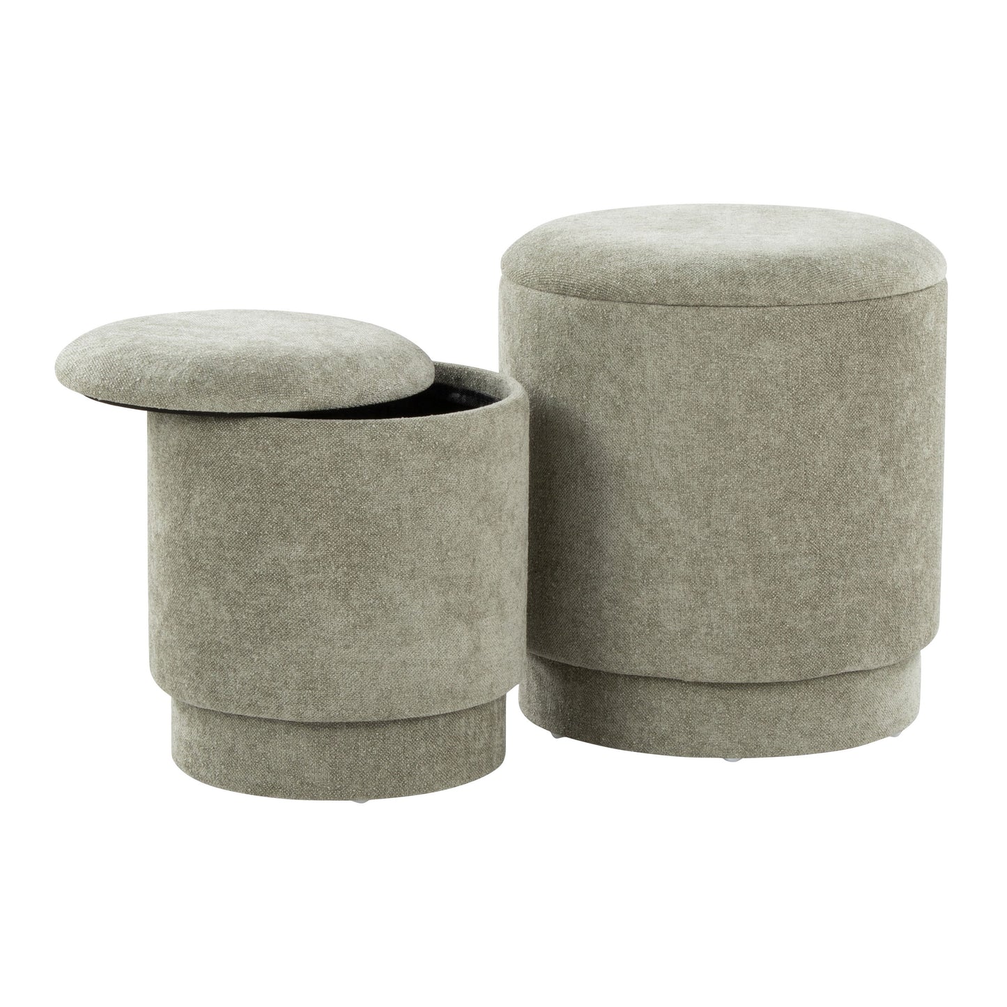 Marla - Upholste Contemporary Ottoman Set