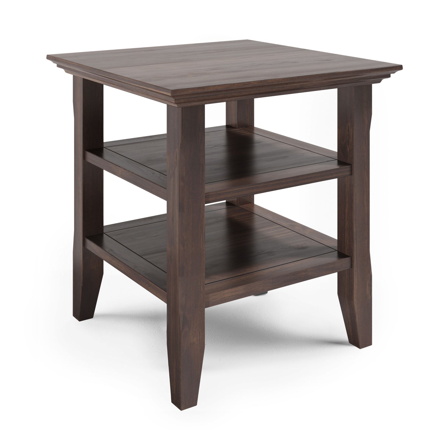 Acadian - End Table - Warm Walnut Brown