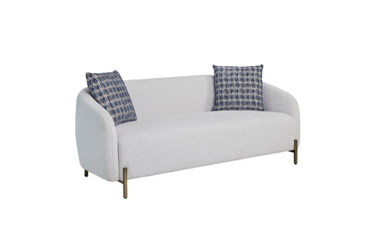 Rounded Sofa - White