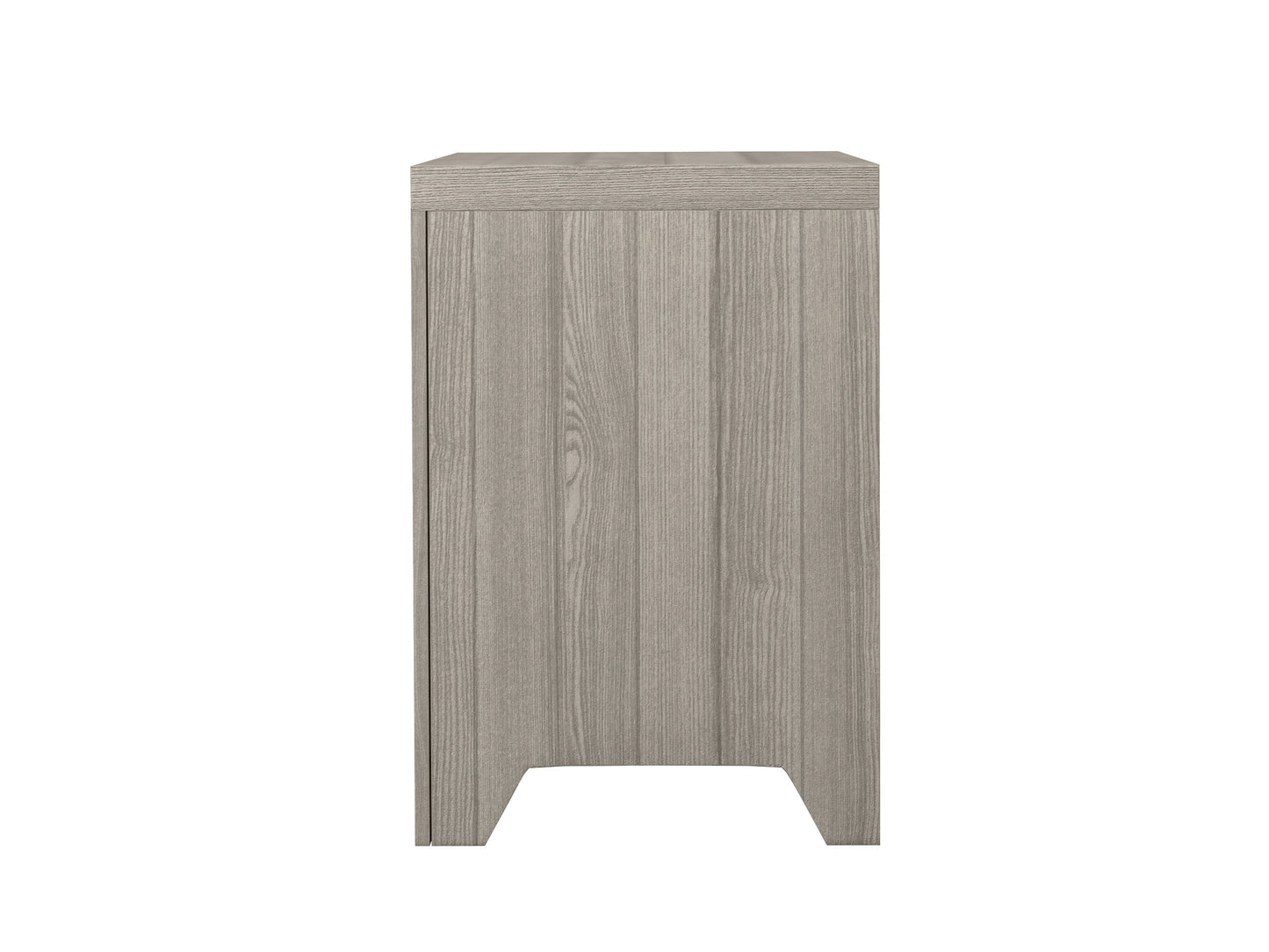 2 Drawer Nightstand - Light Gray