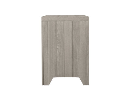 2 Drawer Nightstand - Light Gray