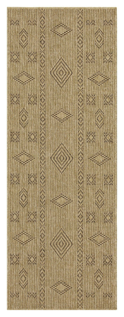 Earth - 7'10" X 10'3" Indoor / Outdoor Area Rug - Natural / Mocha