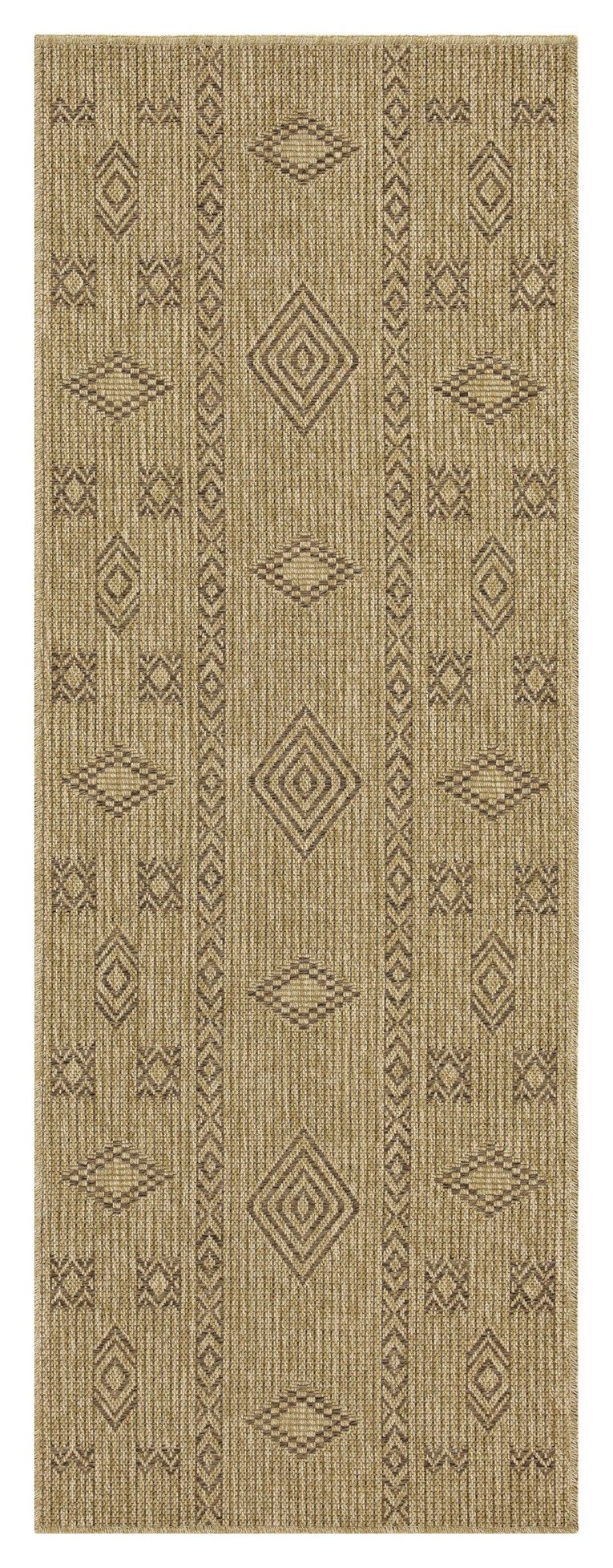 Earth - 5'3" X 7'3" Polypropylene Indoor / Outdoor Area Rug - Jute / Mocha