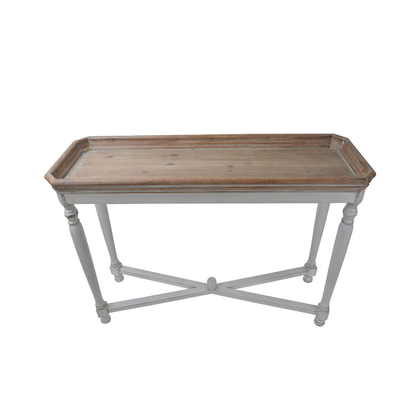 Narrow Alcott Table, Consoles & Buffets Table - White