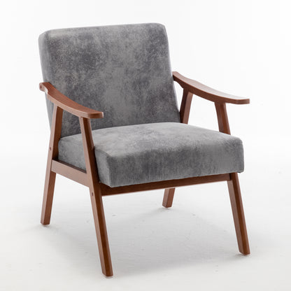 Accent Chair, Classic Mid Century Modern For Extra Seating