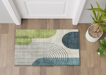 Fenix - Accent Rug, Elegant Design - Ivory Multi