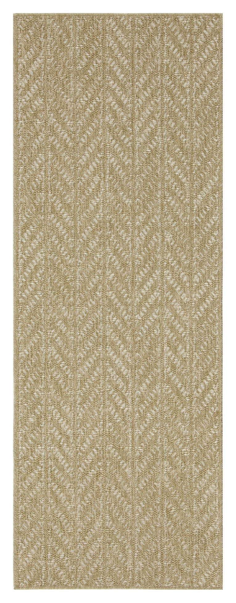 Earth - 7'10" X 10'3" Indoor / Outdoor Area Rug - White / Natural