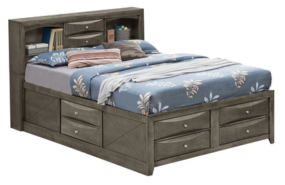 Marilla - Storage Bed With Bookcase Headboard