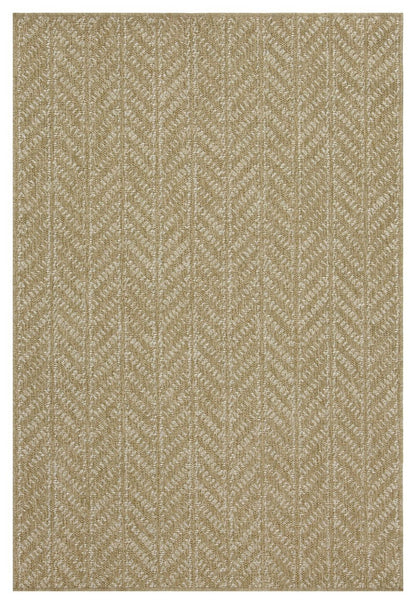 Earth - 5'3" X 7'3" Indoor / Outdoor Area Rug - Natural / White