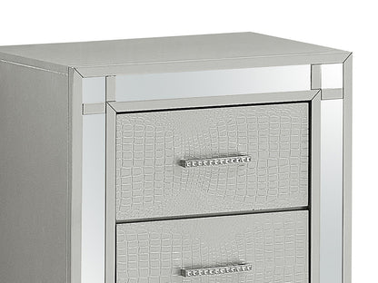 Madison - Nightstand - Silver Champagne