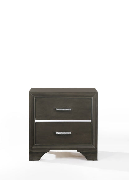 Carine II - Nightstand - Gray