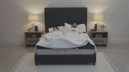 GoodVibeSleep - 13" Soothe Hybrid Foam And Coil Flex Head Mattress