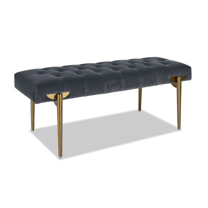 Aria - Upholstered Gold Accent Bench