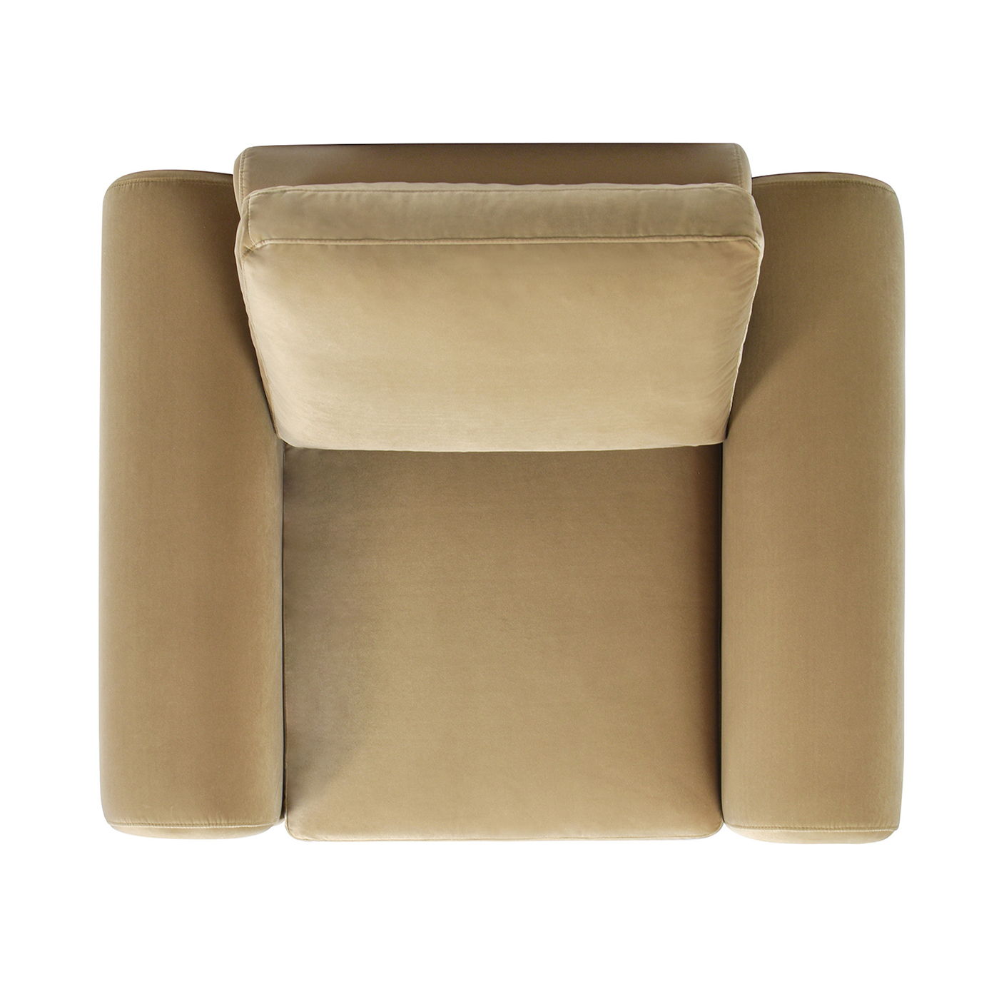 Mason - Arched Arm Chair - Camel Brown Beige