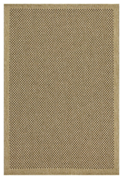 Earth - 5'3" X 7'3" Polypropylene, Indoor / Outdoor Area Rug - Jute / Mocha