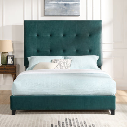 Tufted Upholstered Platform Bed