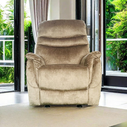 Rocking Recliner Chair For Living Room, Adjustable Modern Recliner Chair, Recliner Sofa With Lumbar Support, Classic And Traditional Recliner Chair With Comfortable Arm And Back Sofa - Dark Gray