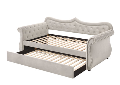 Adkins - Twin Daybed With Trundle - Beige