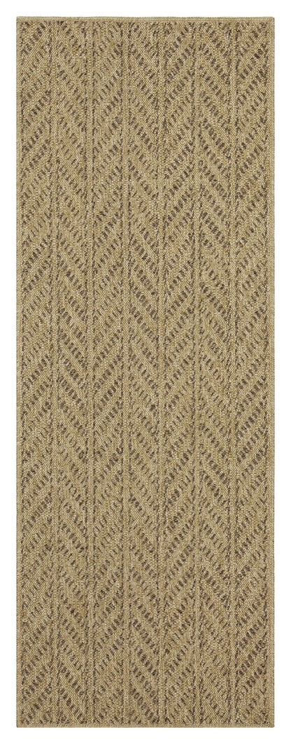 Earth - 2'7" X 7'3" Indoor / Outdoor Area Rug - Natural / Mocha