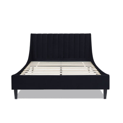 Aspen - Vertical Tufted Modern Headboard Platform Bed Set