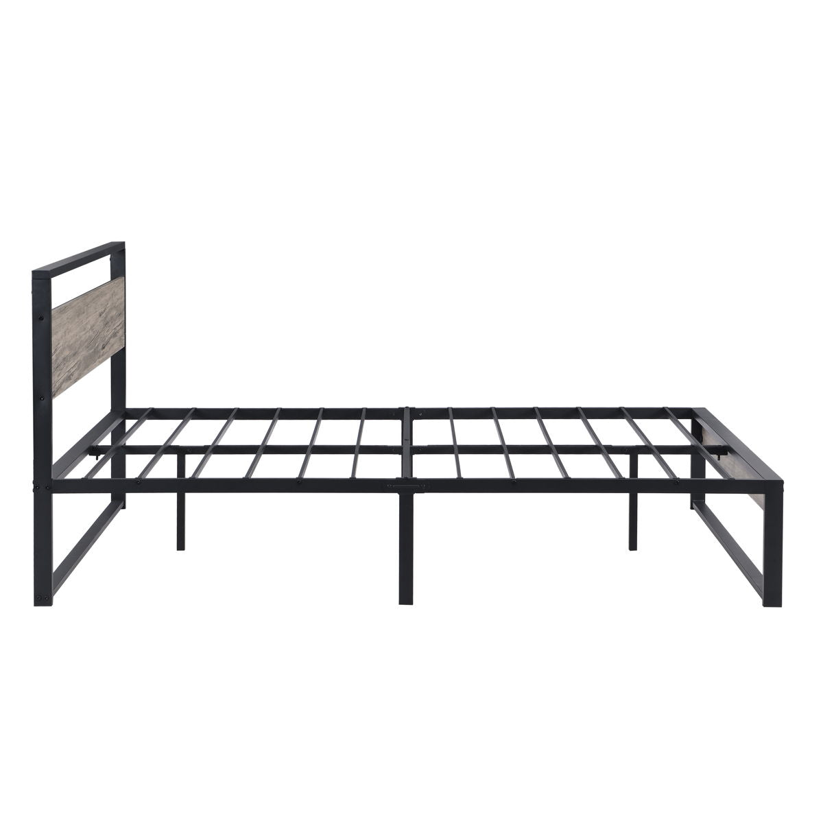 Queen Metal Bed - Black