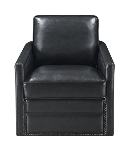 Rocha - Leather Aire Swivel Chair With Glider