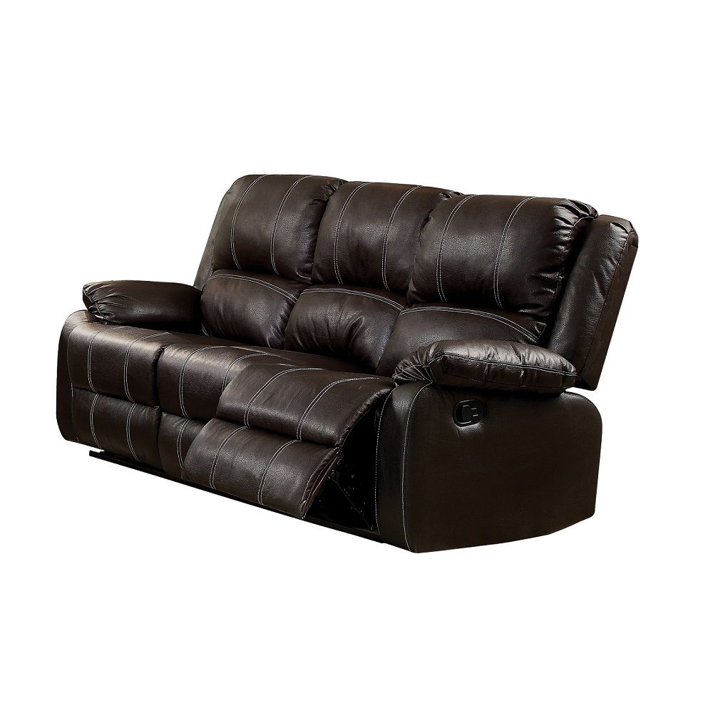 Zuriel - Synthetic Leather Recliner Sofa