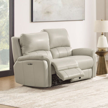 Erindale - Power Headrest Zero Gravity Reclining Loveseat - Off White