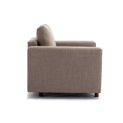 Single Seat Module Sofa Sectional Couch, Cushion Covers Non-Removable And Non-Washable