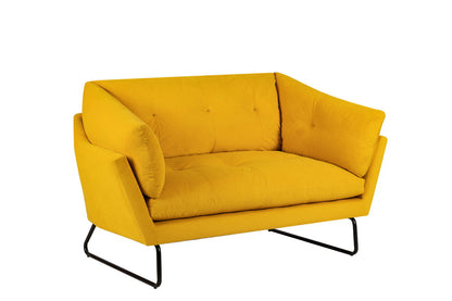 Karla - Velvet Contemporary Loveseat