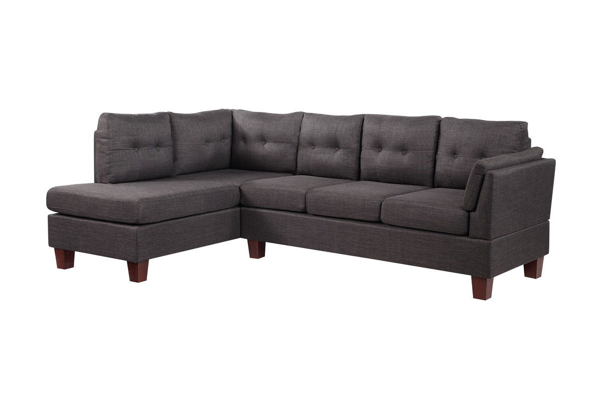 Dalia - Linen Modern Sectional Sofa With Left Facing Chaise