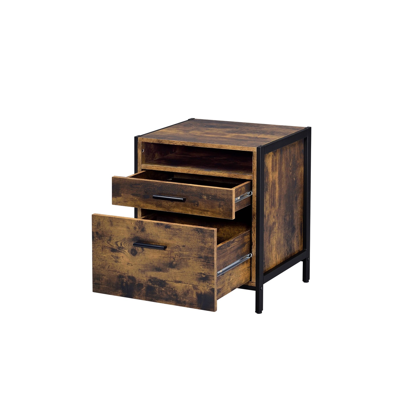 Juvanth - Rustic Nightstand - Oak