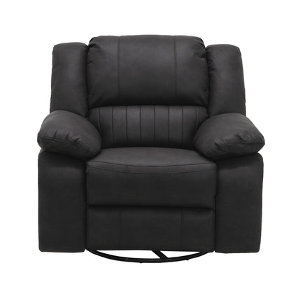 Marshall - Swivel Gliding Recliner - Black