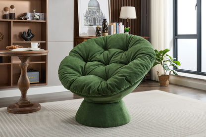 Oversized Swivel Accent Chair, 360 Swivel Barrel Chair, Papasan Chair For Living Room Bedroom