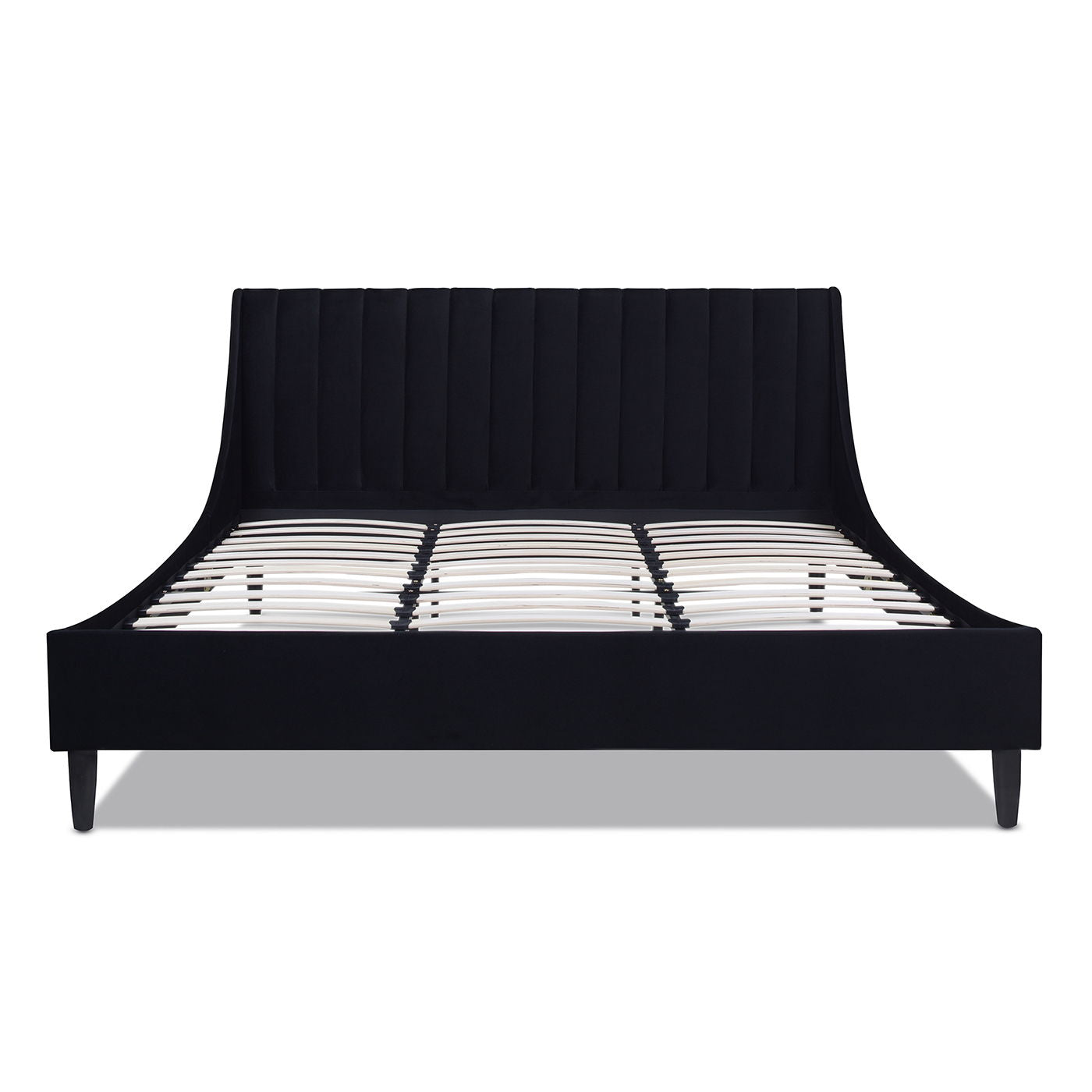 Aspen - Vertical Tufted Modern Headboard Platform Bed Set