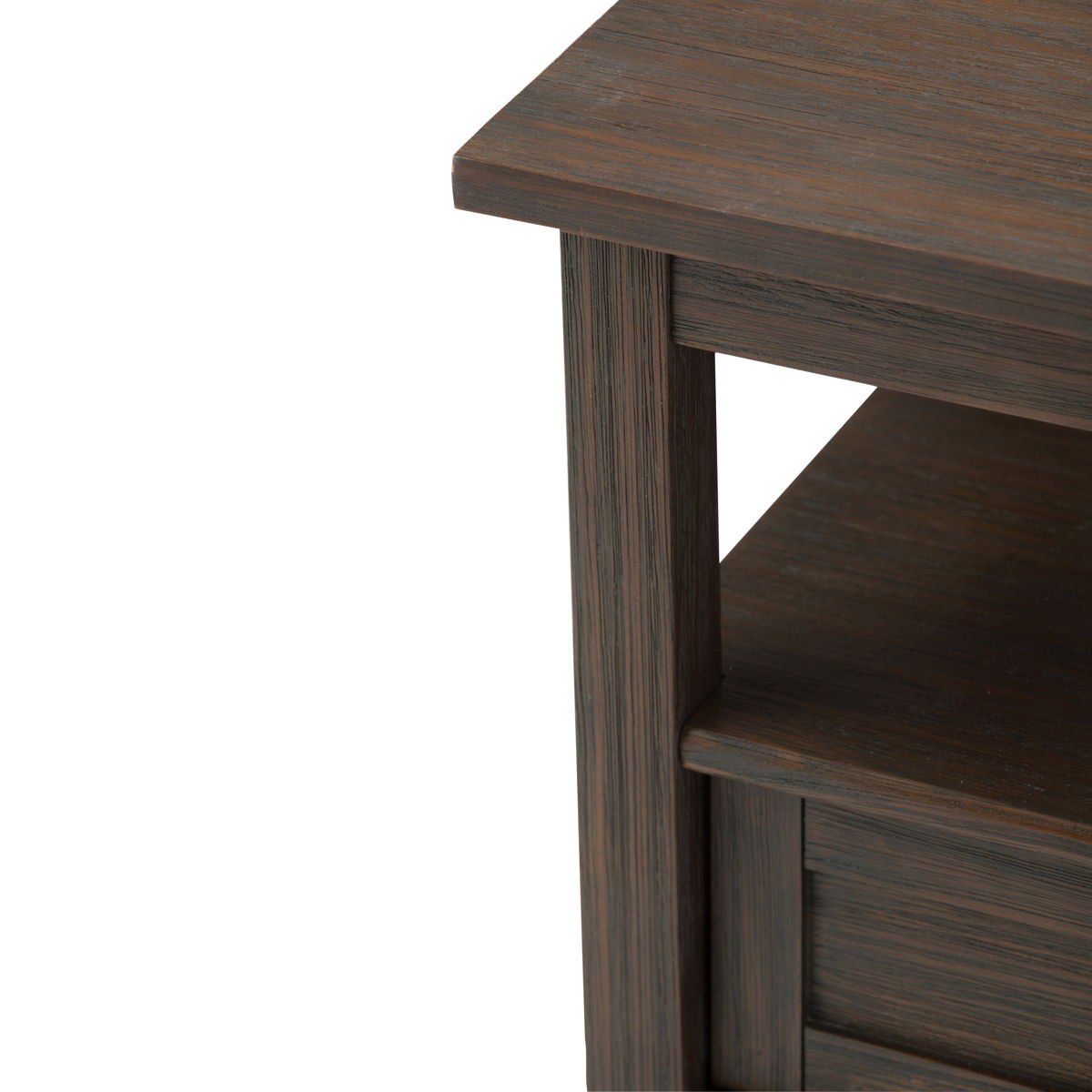 Warm Shaker - End Table - Farmhouse Brown