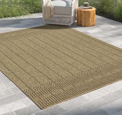 Earth - 2'7" X 7'3" Indoor / Outdoor, Area Rug - Jute / Mocha