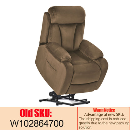 Lift Chair Recliner For Elderly Power Remote Control Recliner Sofa Relax Soft Chair Anti-Skid Australia Cashmere Fabric Furniture Living Room