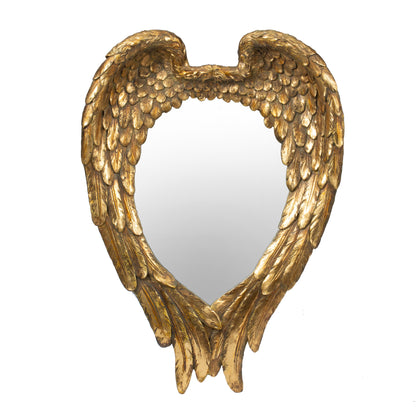 Golden Wing Accent Mirror, Wall Mirror For Living Room - Gold