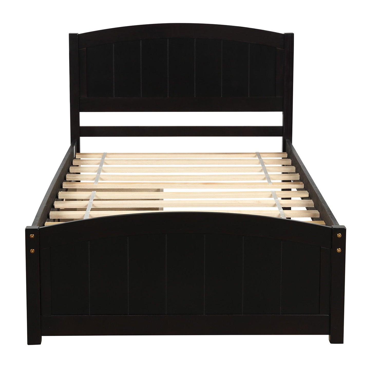 Twin Size Platform Bed With Two Drawers