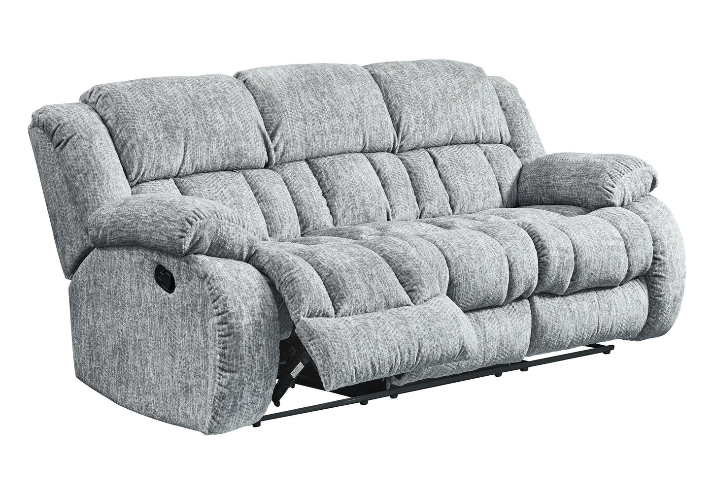 Stonic - Reclining Sofa, Love And Chair - Gray