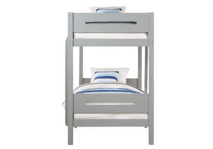 Edah - Twin Twin Bunk Bed - Gray