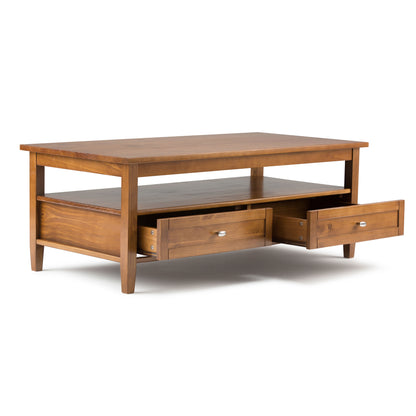 Warm Shaker - Coffee Table - Light Golden Brown