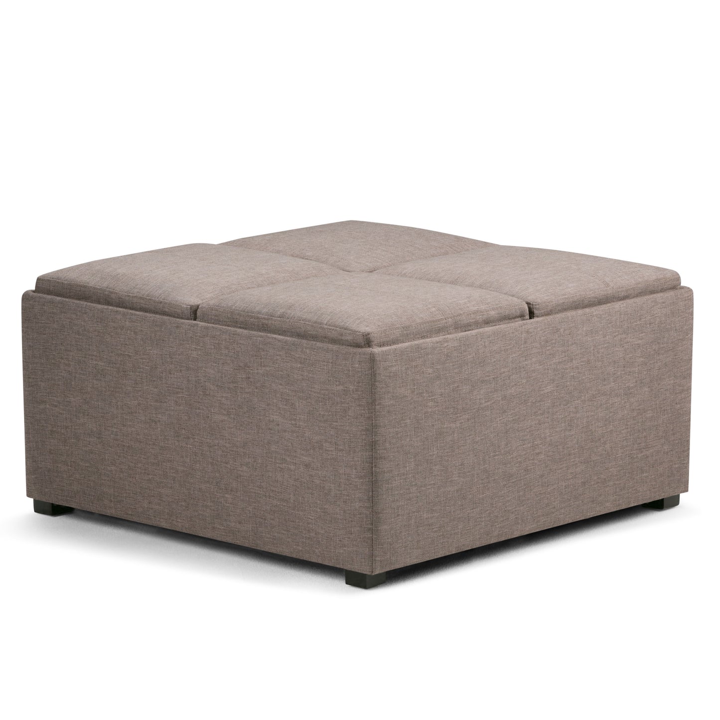 Avalon - Square Coffee Table, Storage Ottoman