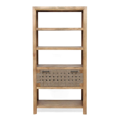 Shelf With Drawer - Natural