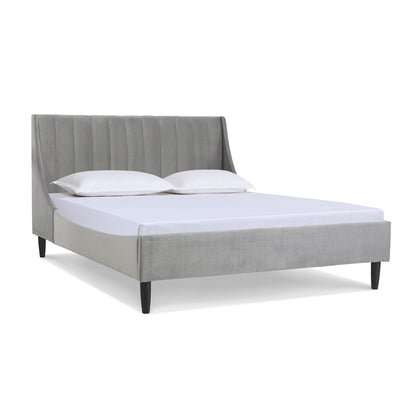 Aspen - Vertical Tufted Modern Headboard Platform Bed Set