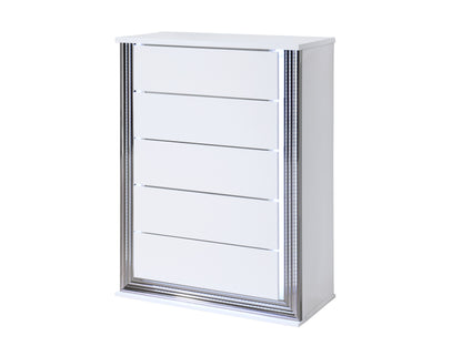 Moon - Smooth Chest With LED - White