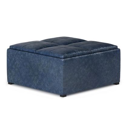 Avalon - Square Coffee Table, Storage Ottoman