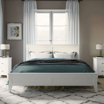 Modern Solid Wood Platform Bed