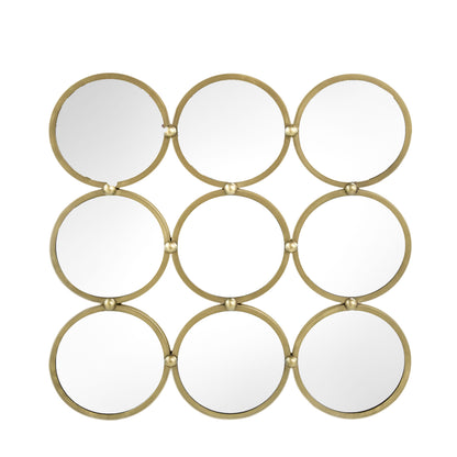 Contemporary Decorative Mirror With Mininalist Style For Bedroom, Liveroom & Entryway - Champagne